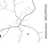 Kumlinge Vector Map Illustration Featuring Finland (Åland) Geographic Border Regional Area Outline Map Design