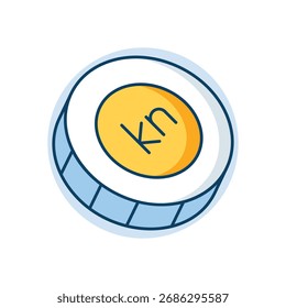 Icono de Kuna Ilustración vectorial limpia y moderna