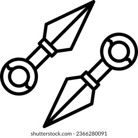 Kunai Creative Pixel Perfect Detail Icon