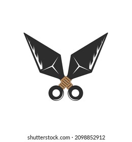 kunai icon vector illustration design element template