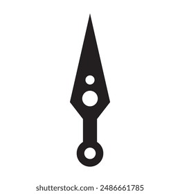 kunai icon vector illustration logo design