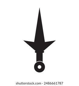 kunai icon vector illustration logo design