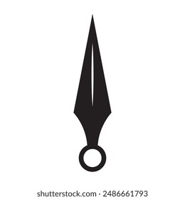 kunai icon vector illustration logo design