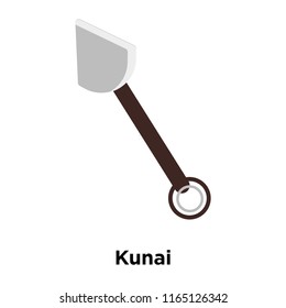Kunai icon vector isolated on white background, Kunai transparent sign , human illustrations , human illustrations
