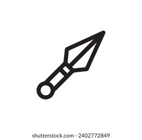 Kunai Royalty Free Stock SVG Vector and Clip Art