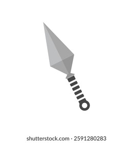 kunai or ninja knife flat icon design