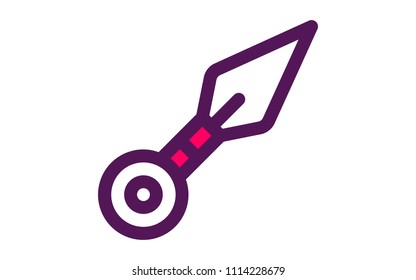 kunai two color icon