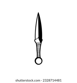 kunai weapon concept vector illustration