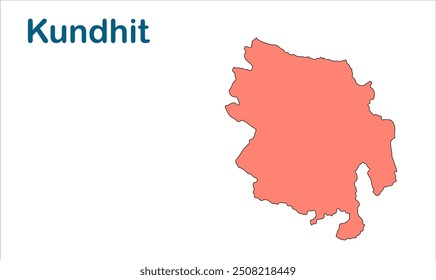 Mapa de subdivisão de Kundhit, Distrito de Jamtara, Estado de Jharkhand, República da Índia, Governo de Jharkhand, Território indiano, Índia Oriental, política, aldeia, turismo