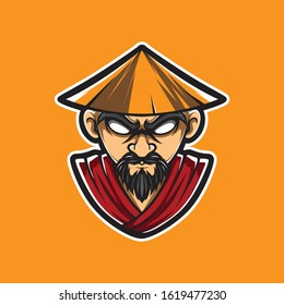 Kung fu Man Vector Logo