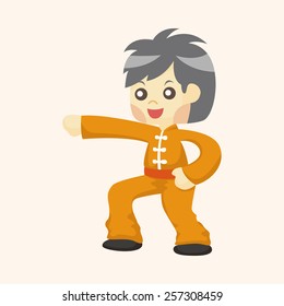 Kung fu theme elements