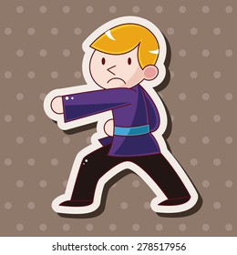 Kung fu theme elements