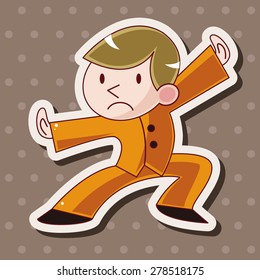 Kung fu theme elements