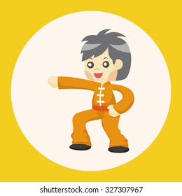 Kung fu theme elements