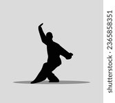 Kungfu vector image clip art