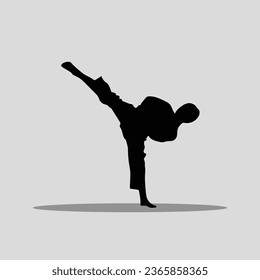 Kungfu vector image clip art