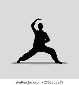 Kungfu vectorial image clip art