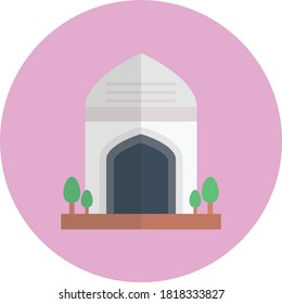kunya vector flat color icon 