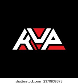 KUP triangle letter logo design with triangle shape. KUP triangle logo design monogram. KUP triangle vector logo template with red color. KUP triangular logo Simple, Elegant, and Luxurious design.