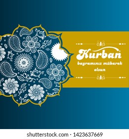 Kurban bayramininiz mubarek olsun. Translation from turkish: Happy Feast of the Sacrifice