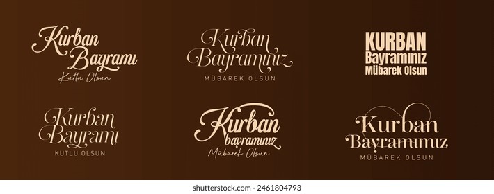 Kurban bayramı kutlu olsun. Kurban bayramınız mübarek olsun. Hayırlı bayramlar. Translation: Eid al-Adha blessed. happy Eid al-Adha