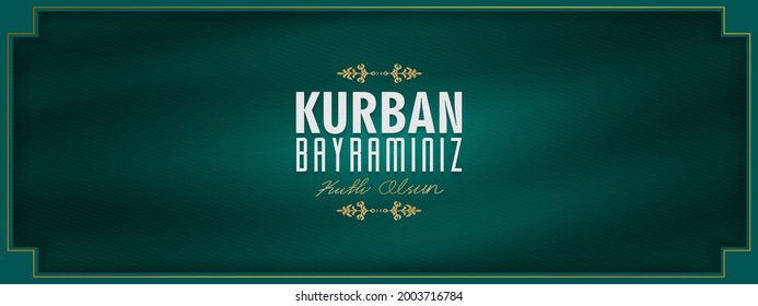 kurban bayramınız kutlu olsun, english translation (happy eid al adha), Turkish Holidays - Sacrifice Feast Poster, Social Media, Greeting Card