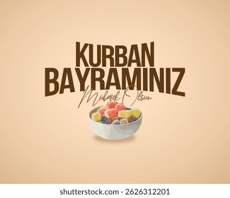 Kurban bayramınız mübarek olsun. kurban bayramı kutlu olsun. şeker. bayram şekeri. Turkish translation: Happy Eid al-Adha