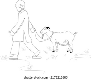 Kurbani EID CONTENT MAN GOAT