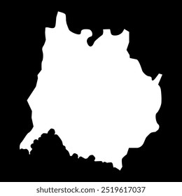 Mapa del distrito de Kurdamir, división administrativa de Azerbaiyán.