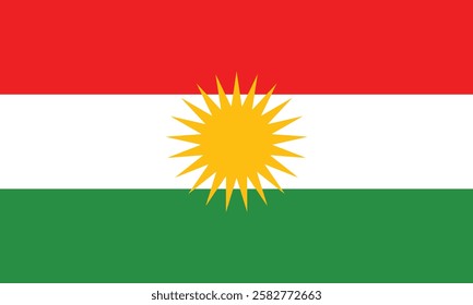 Kurdistan Flag, Flag of Kurdistan