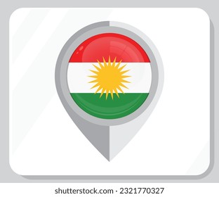 Icono de ubicación del mapa de Kurdistán