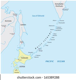 Kuril Islands Map