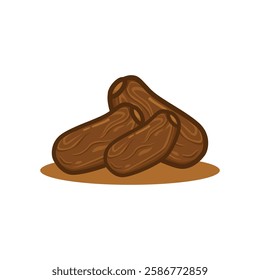 kurma dates vector design illustration cartoon style
