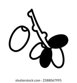 kurma korma dates date palm fruit fitr ramadhan moslem islam eid raya - symbol icon element vector logo line art
