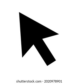 The kursor flat vector design. Background white.