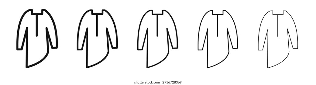 Kurta diseño de iconos, logotipo, App, UI. Ilustración vectorial, EPS
