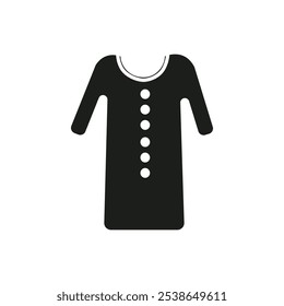 Conjunto de símbolos de línea plana de icono de Kurta.
