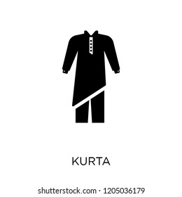 Kurta icon. Kurta symbol design from Clothes collection. Simple element vector illustration on white background.