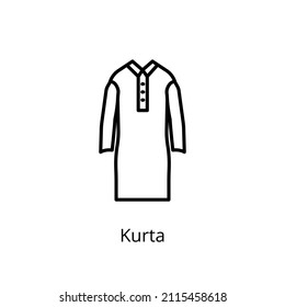kurta icon in vector. Logotype