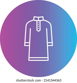 Kurta vector icon. Can be used for printing, mobile and web applications.