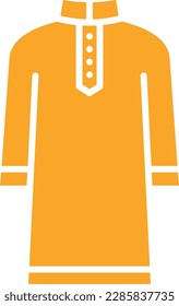 Kurta vector icon. Can be used for printing, mobile and web applications.