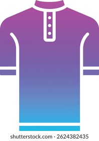 Kurta, Vektorsymbol. Kann für Druck-, Mobil- und Web-Anwendungen verwendet werden.