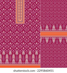 Kurti-Vorderteil und selektiver Illustrator, Vektordesign