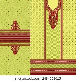 KURTI Vorderteil und Selekev Illustrator Vektorgrafik Design