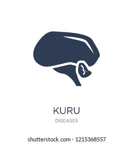 Kuru icon. Trendy flat vector Kuru icon on white background from Diseases collection, vector illustration can be use for web and mobile, eps10