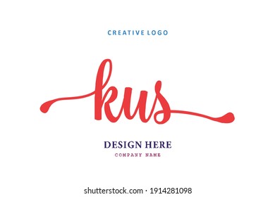 KUS lettering logo is simple, easy to understand and authoritative