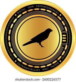 kusama-ksm cryptocurrency drawings on abstract background. 3d illustrations.