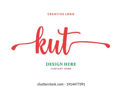 El logotipo de la inscripción de KUT es sencillo, fácil de entender y autoritario