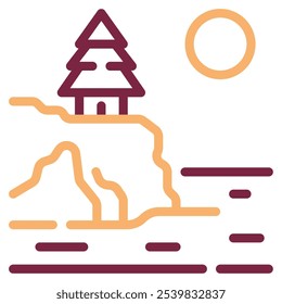 Icono de Kuta Beach para Web, App, infografía, etc