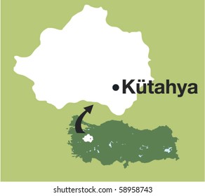 Kutahya. The cities of Turkey.